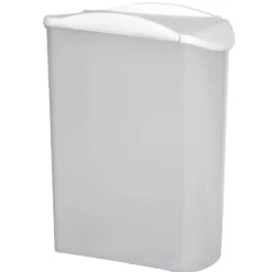 Gifi Boîte alimentaire empilable transparente et blanche 1,7 L