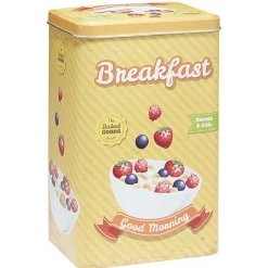 Gifi Boîte alimentaire en métal inscription thème cuisine