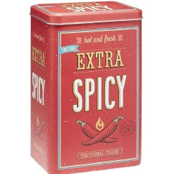 Gifi Boîte alimentaire en métal inscription thème cuisine