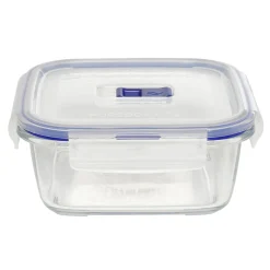 Gifi Boîte alimentaire en verre trempé transparent x3