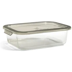 Gifi Boîte alimentaire en verre avec couvercle étanche à clips 1,5L