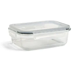 Gifi Boîte alimentaire en verre avec couvercle plastique à clips 1,1L