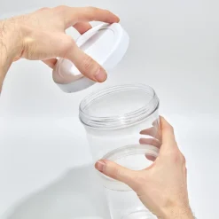 Gifi Boîte alimentaire extensible transparente couvercle blanc