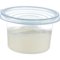 Gifi Boîte alimentaire transparente couvercle bleu x18