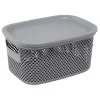 Gifi Entretien Du Linge|Boîte avec couvercle 3,5L gris