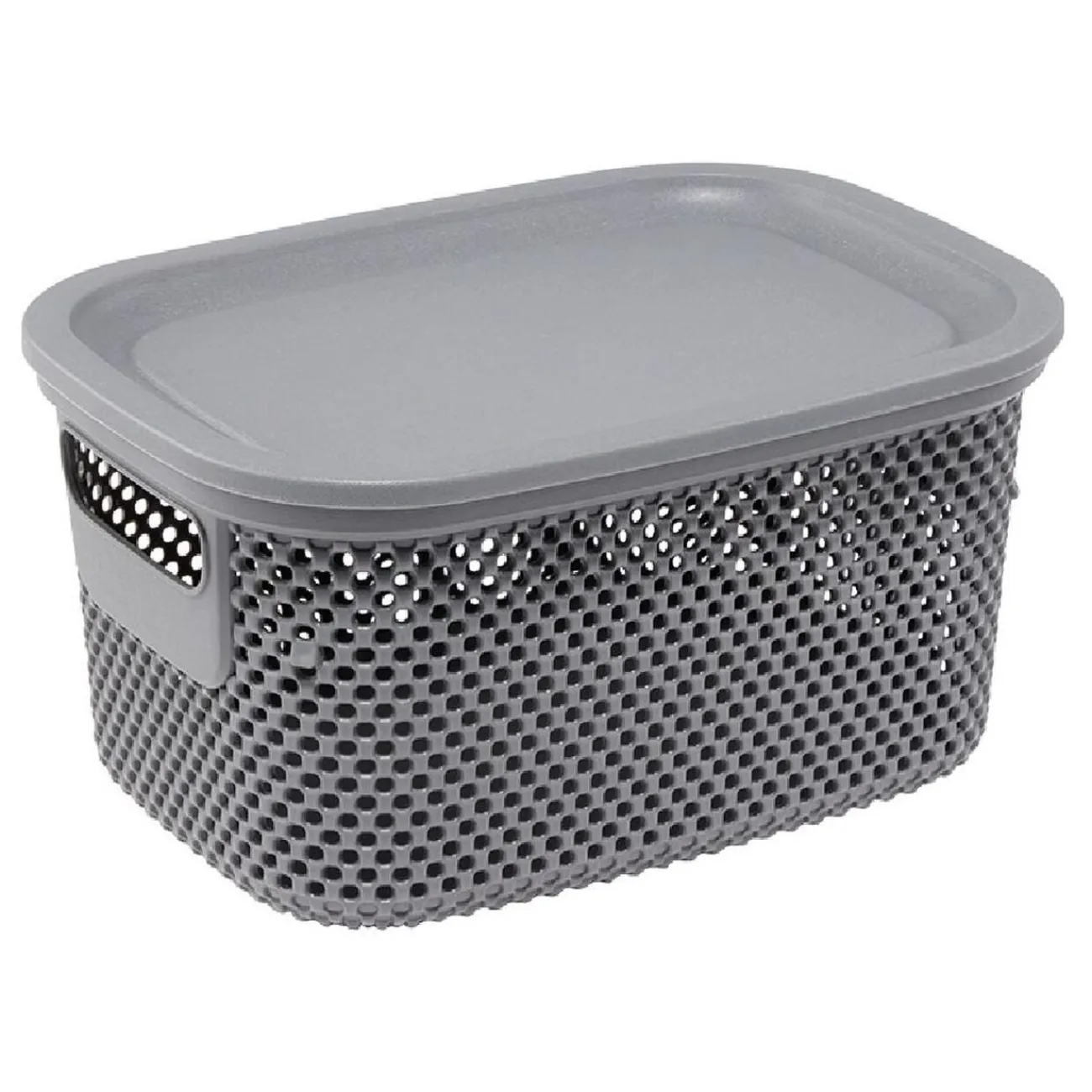 Gifi Entretien Du Linge|Boîte avec couvercle 3,5L gris
