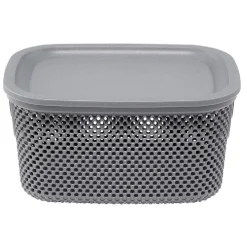 Gifi Entretien Du Linge|Boîte avec couvercle 3,5L gris