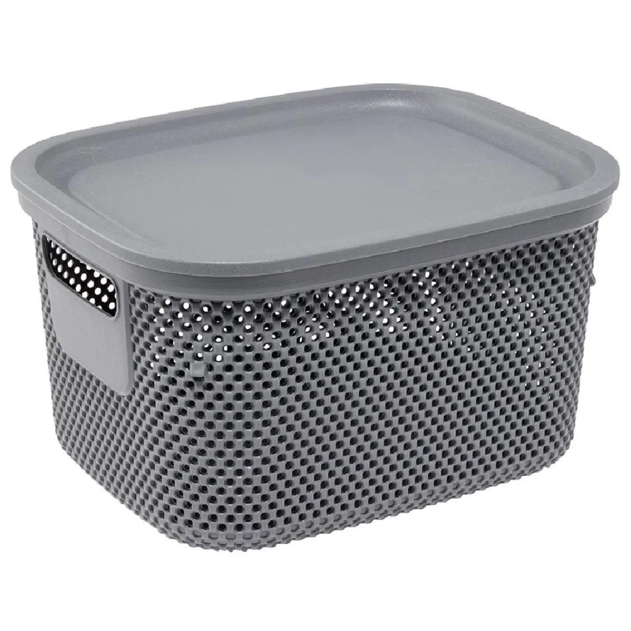 Gifi Entretien Du Linge|Boîte avec couvercle 6L gris