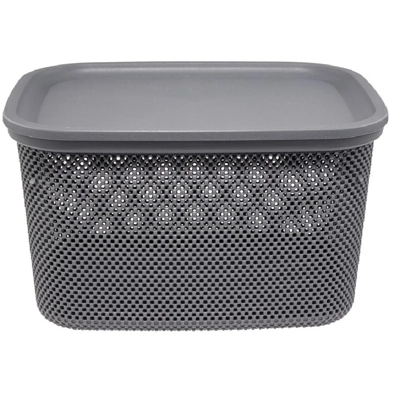 Gifi Entretien Du Linge|Boîte avec couvercle 18L gris