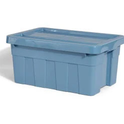 Gifi Rangement|Boîte bricolage plastique bleu 45L
