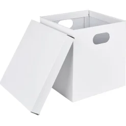 Gifi Rangement|Boîte carton noire ou blanche 27x27xH27cm