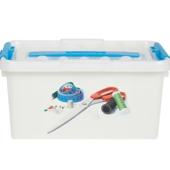 Gifi Rangement|Boîte compartimentée 6 L spécial couture