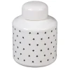 Gifi Rangement|Boîte déco blanche et noire motif étoiles