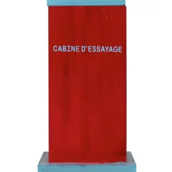 Gifi Rangement|Boîte déco bleu et rouge