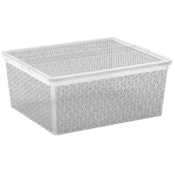 Gifi Entretien Du Linge|Boîte décorée 18 L