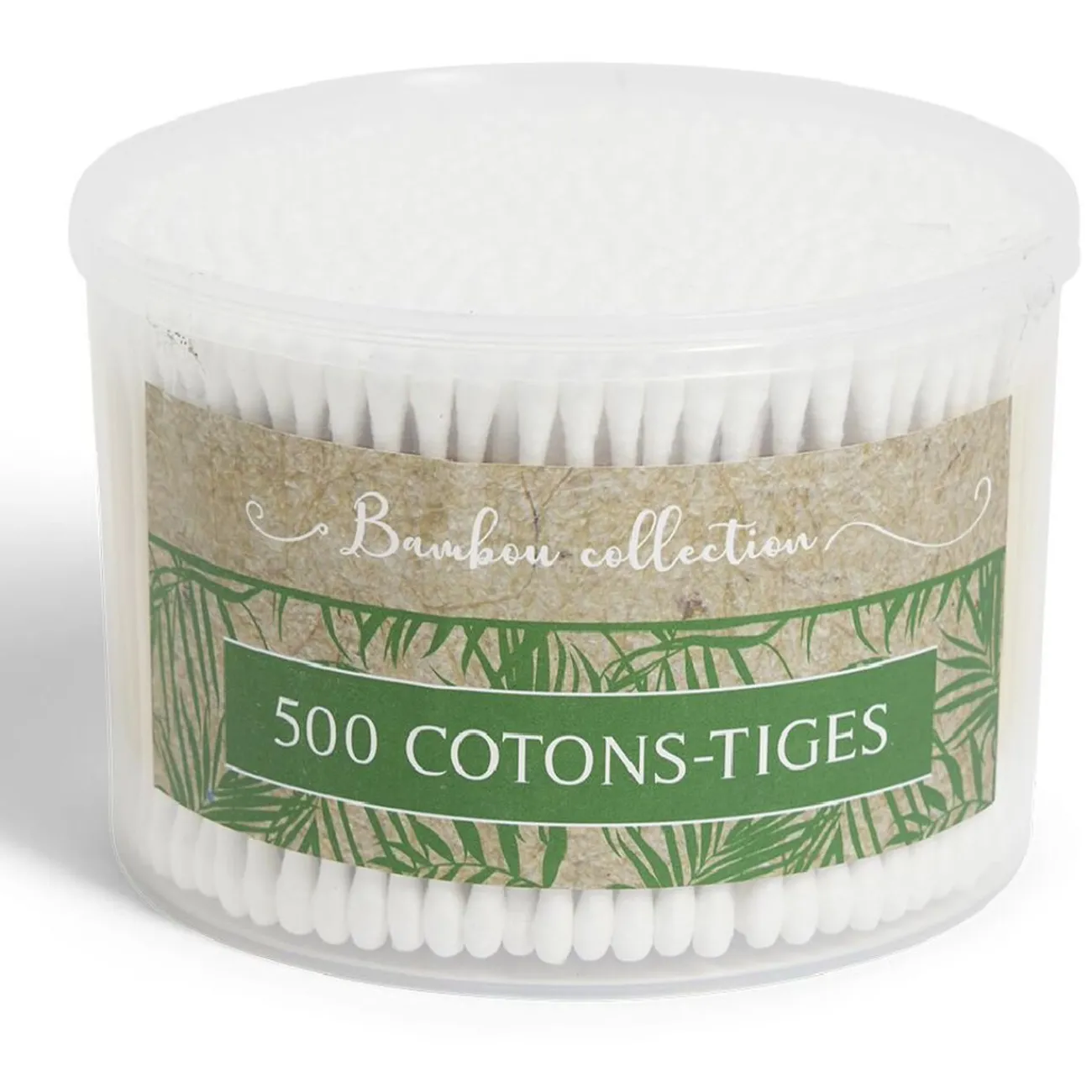 Gifi Bien-Être^Boîte de 500 cotons-tiges en bambou et coton