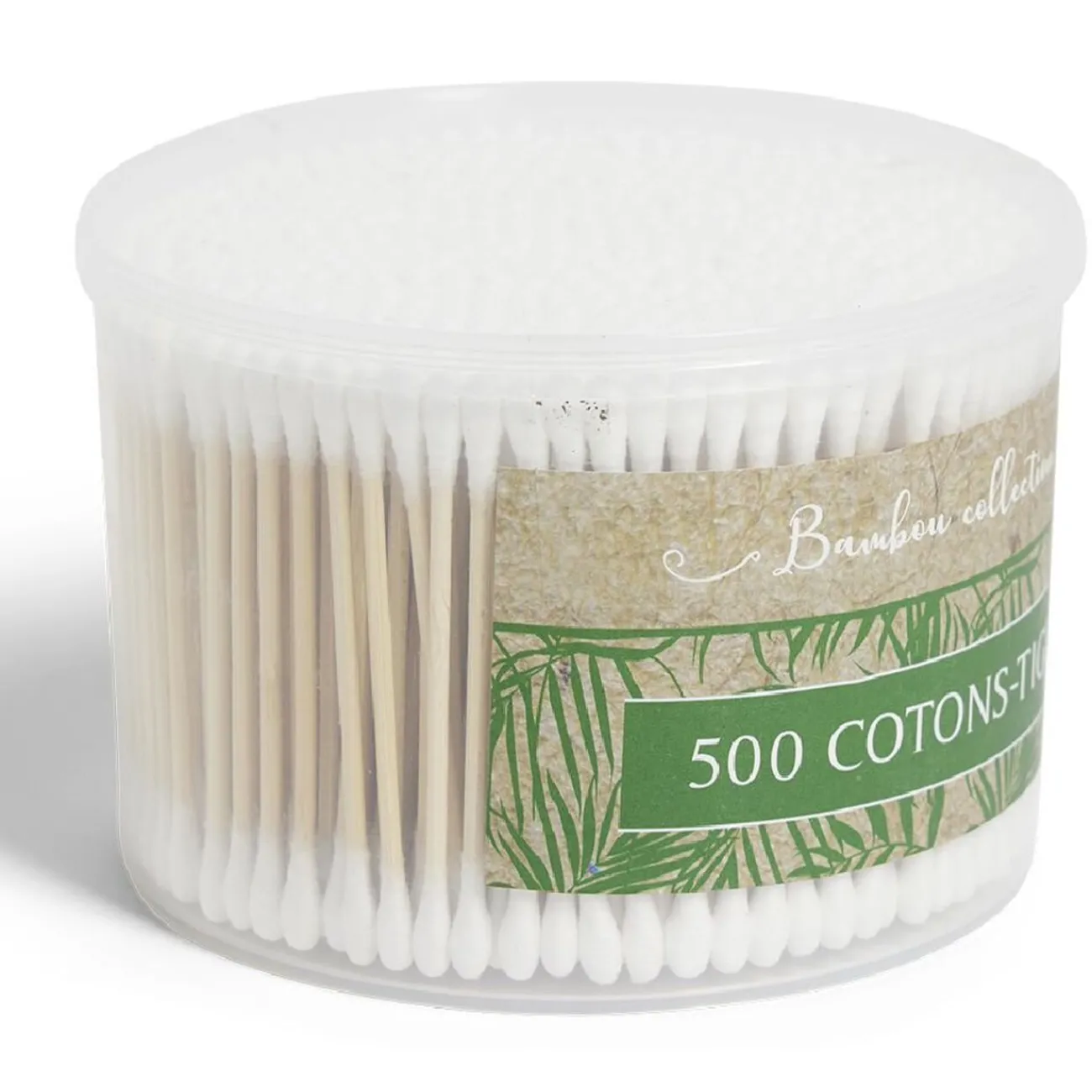 Gifi Bien-Être^Boîte de 500 cotons-tiges en bambou et coton