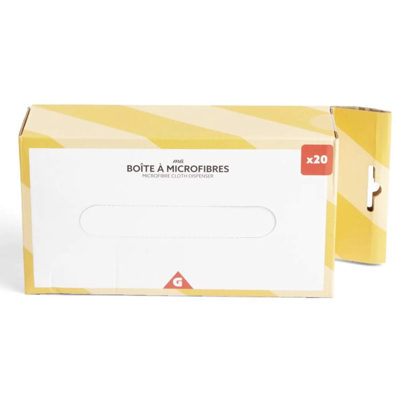 Gifi Nettoyage Et Entretien|Boîte de 20 microfibres polyester 22x22cm