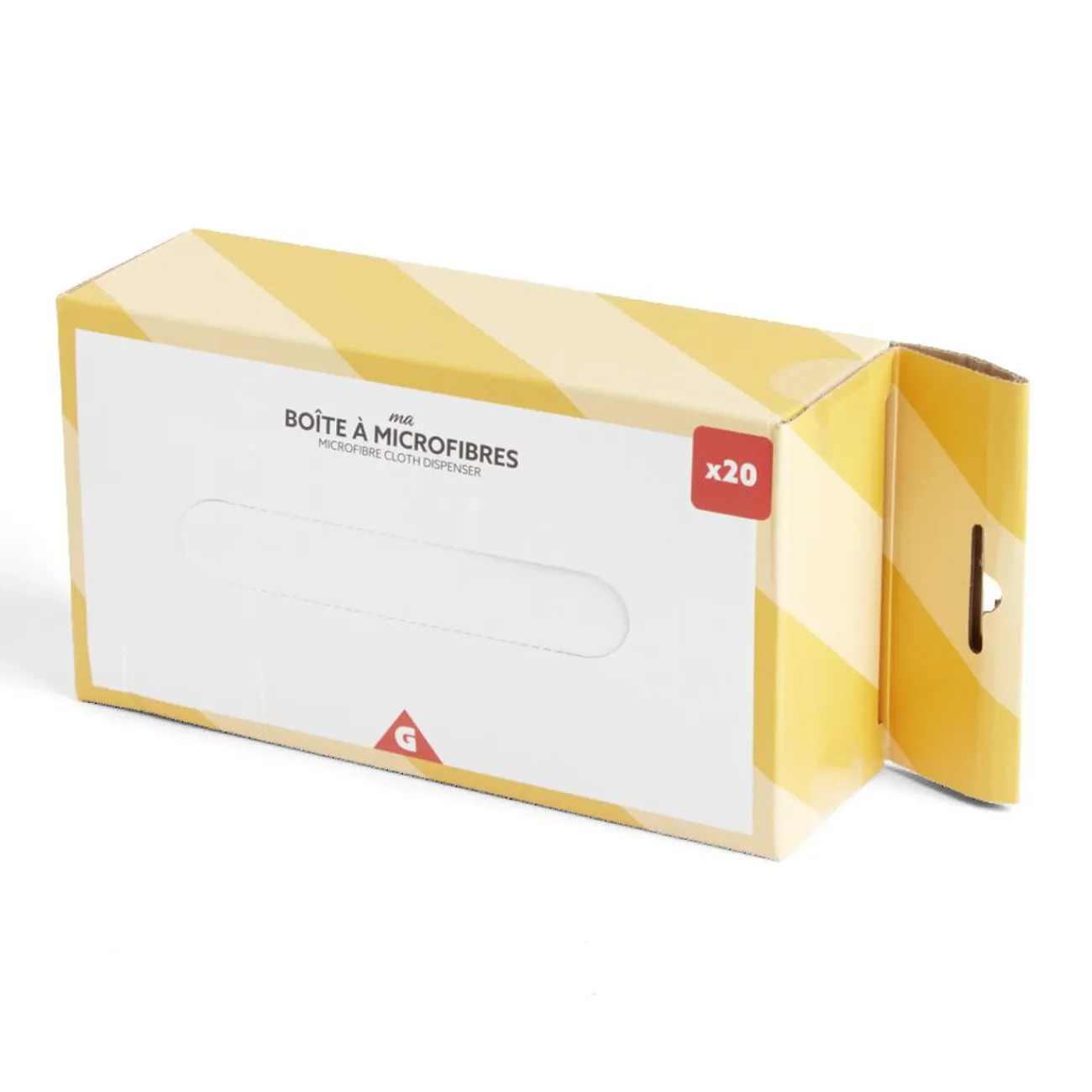 Gifi Nettoyage Et Entretien|Boîte de 20 microfibres polyester 22x22cm