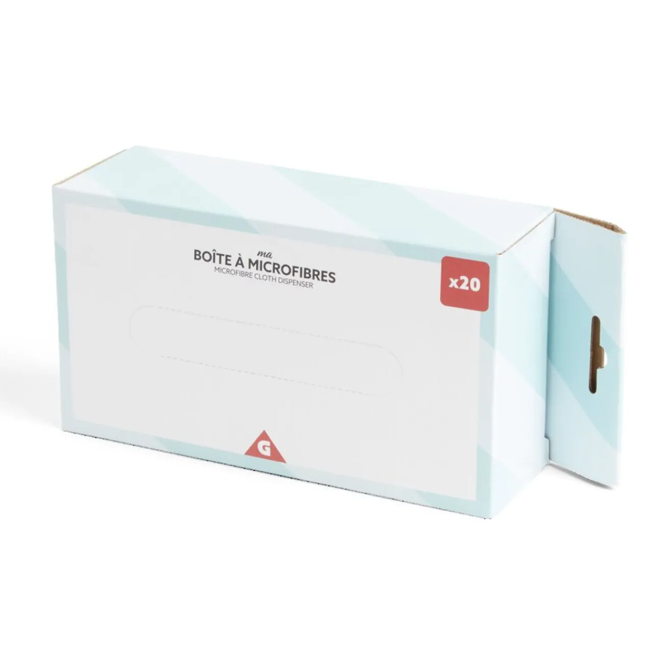 Gifi Nettoyage Et Entretien|Boîte de 20 microfibres polyester 22x22cm