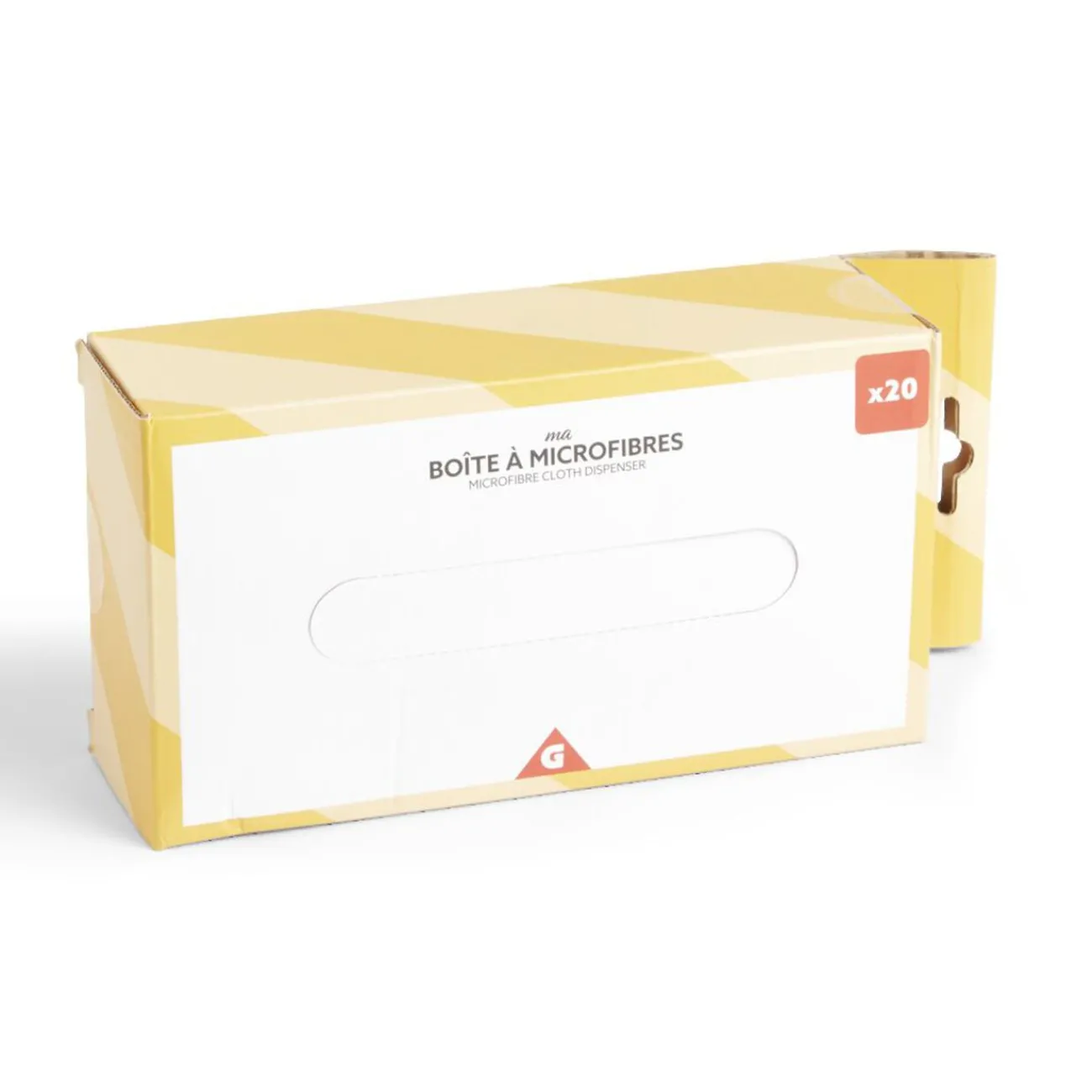 Gifi Nettoyage Et Entretien|Boîte de 20 microfibres polyester 22x22cm