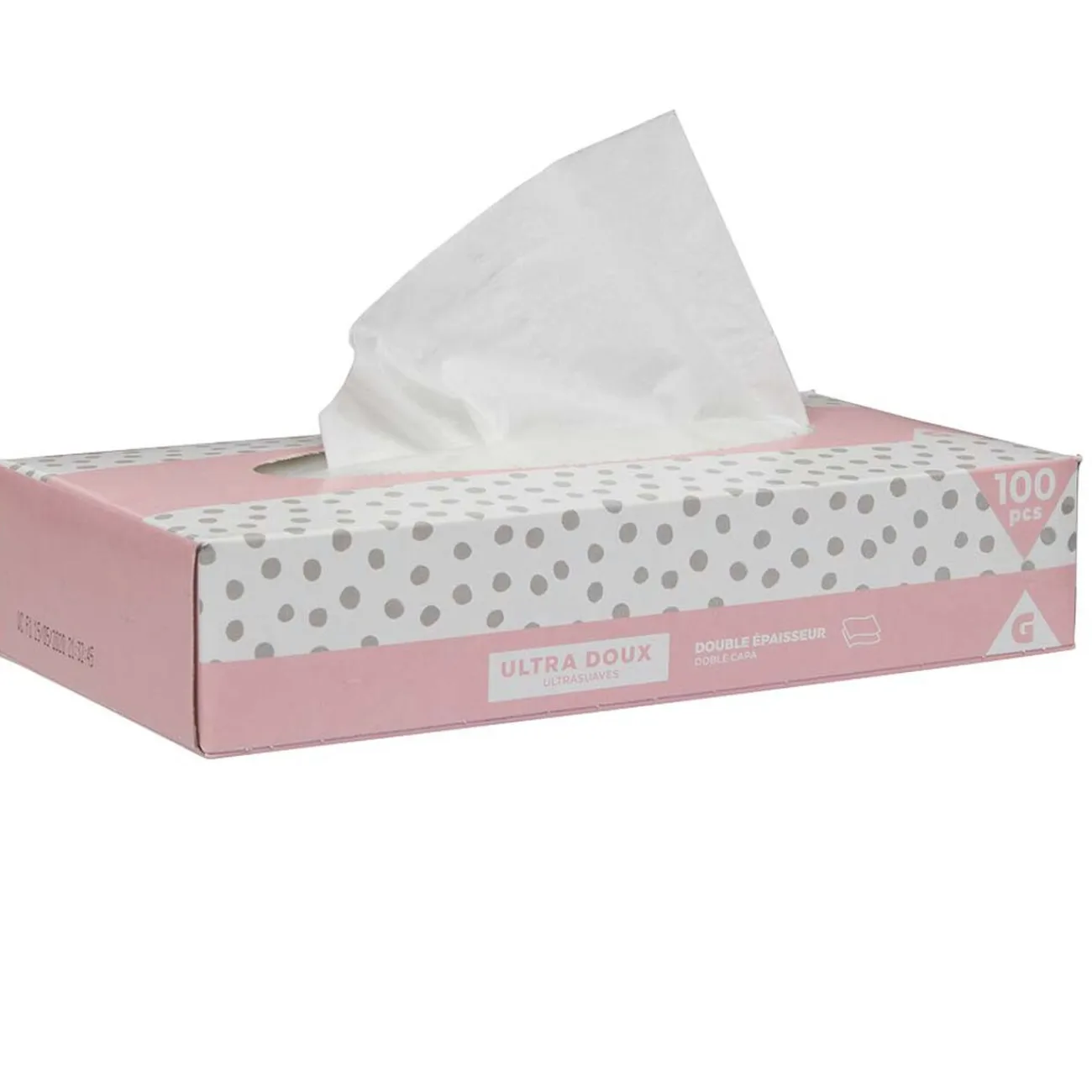 Gifi Bien-Être^Boîte de 100 mouchoirs double épaisseur