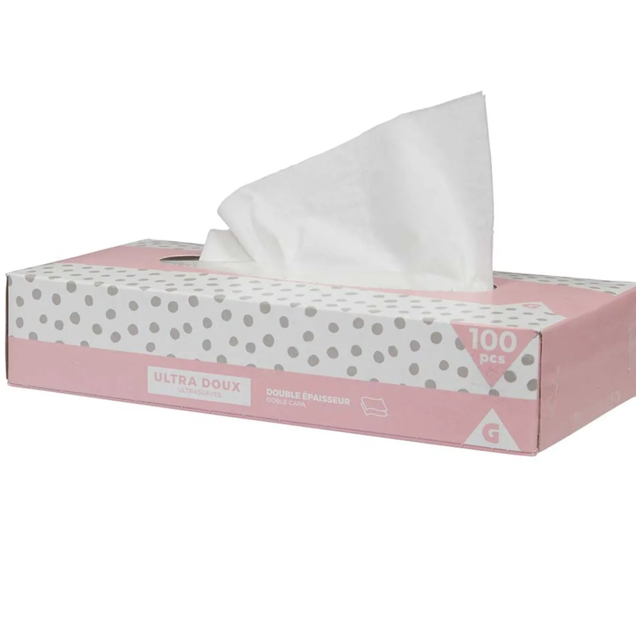 Gifi Bien-Être^Boîte de 100 mouchoirs double épaisseur