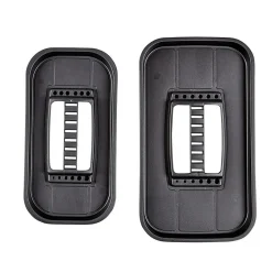 Gifi Rangement|Boîte de bricolage en plastique noir et gris x2