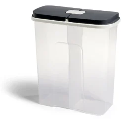 Gifi Boîte de conservation en plastique à 2 compartiments transparent 2,8L