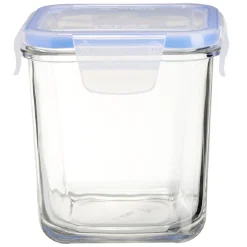 Gifi Boîte de conservation en verre hermétique L11,3xl11,3xH11,9 cm