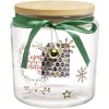 Gifi Boîte de conservation en verre motif Noël