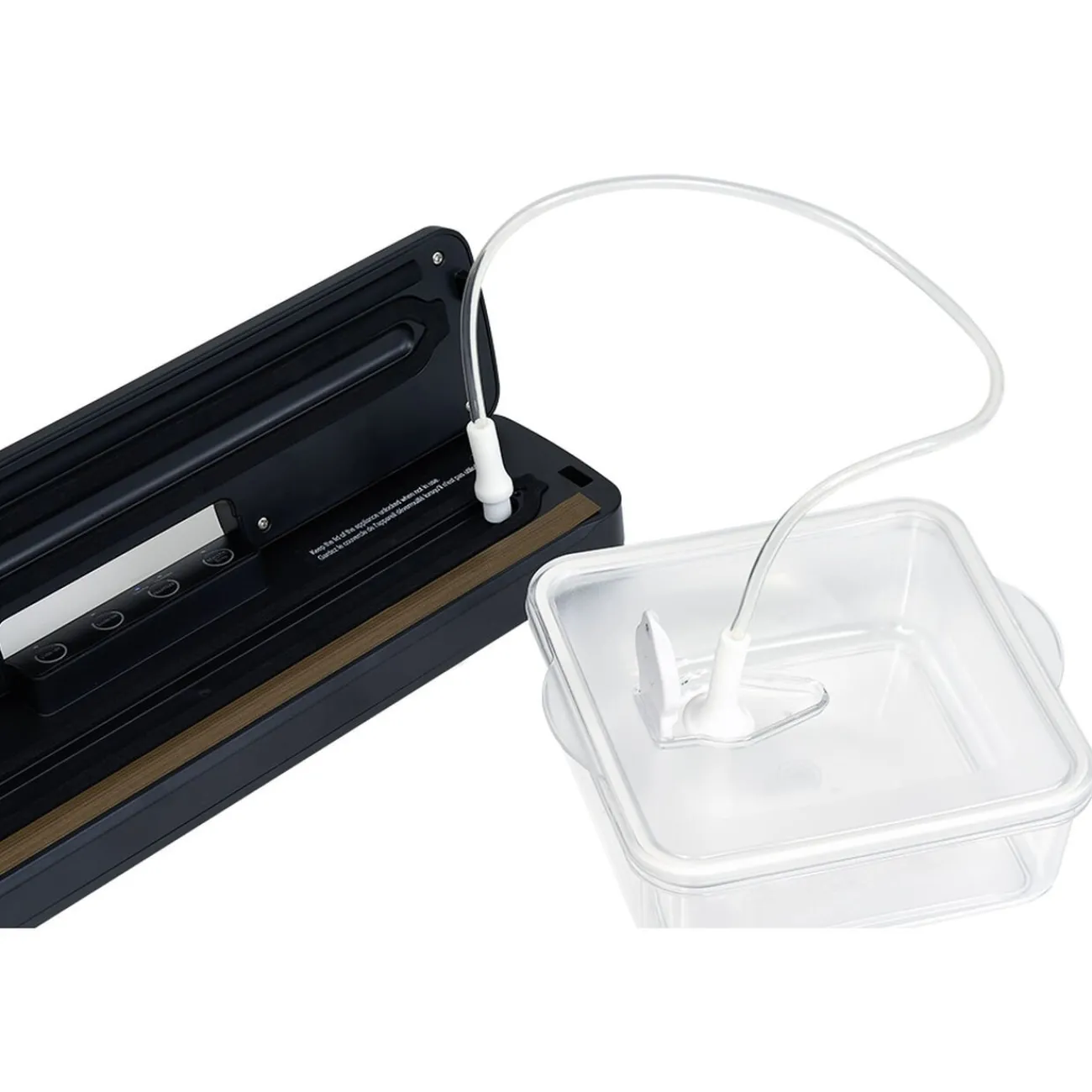 Gifi Boîte de conservation sous vide 1L - 18,5x16,5xH6,2cm