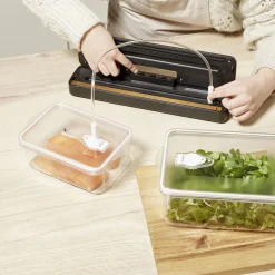 Gifi Boîte de conservation sous vide 1,3L - 21,5x13,8xH7,7cm