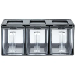 Gifi Boîte de cuisine 3 compartiments avec poignée