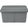 Gifi Rangement|Boîte de rangement 15 L gris anthracite