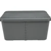 Gifi Rangement|Boîte de rangement 45 L gris anthracite