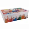 Gifi Rangement|Boîte de rangement 27 L motif crayon