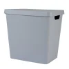 Gifi Rangement|Boîte de rangement avec couvercle grise 26 L