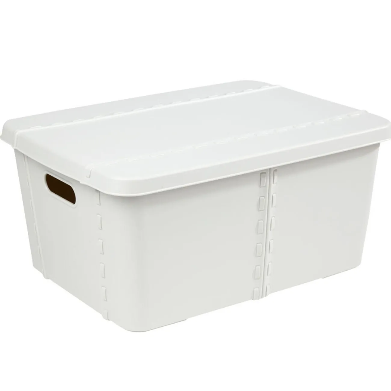 Gifi Rangement|Boîte de rangement blanche 15 L