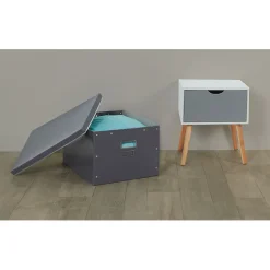 Gifi Rangement|Boîte de rangement carton pliable