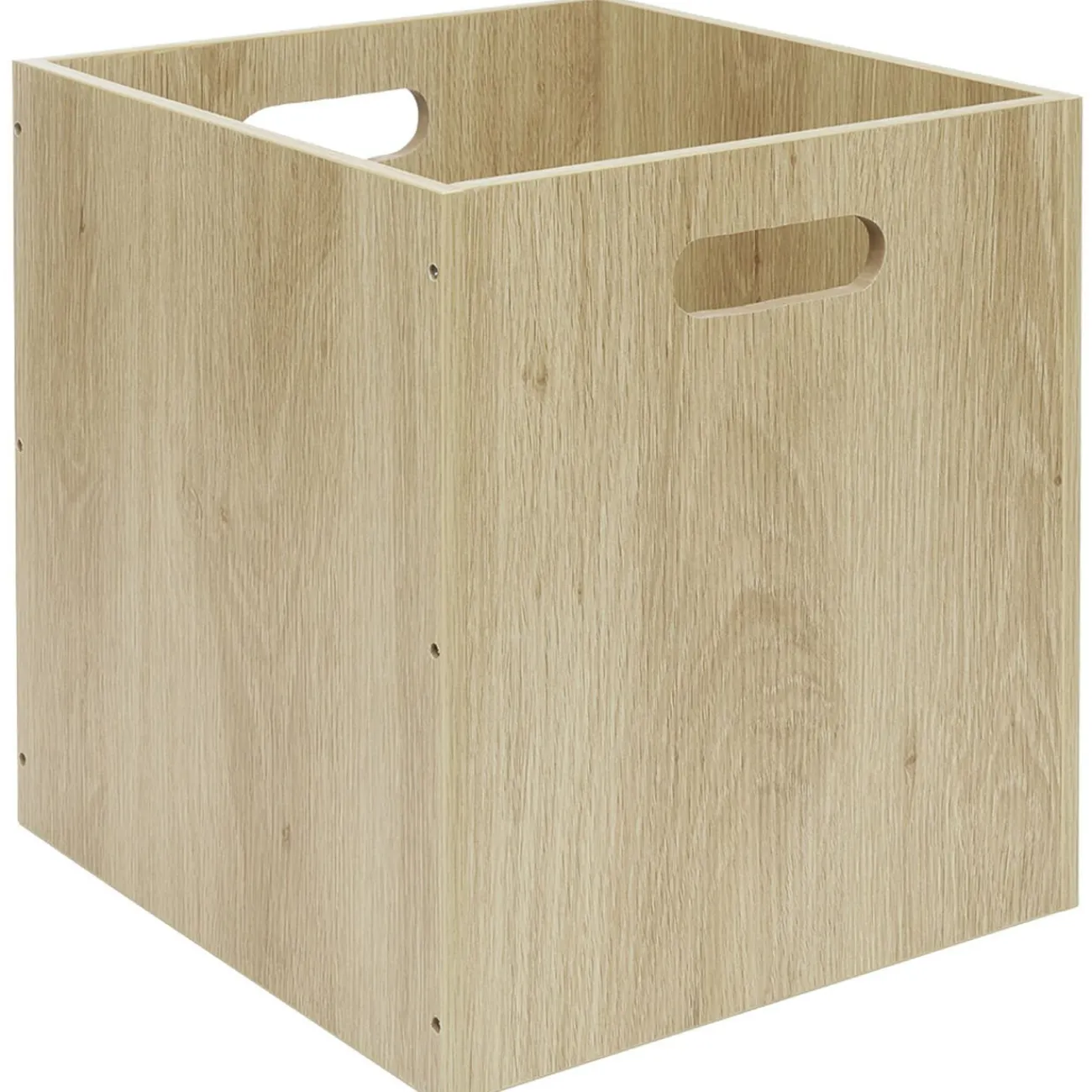 Gifi Entretien Du Linge|Boîte de rangement casier cube en bois 31x29xH31cm