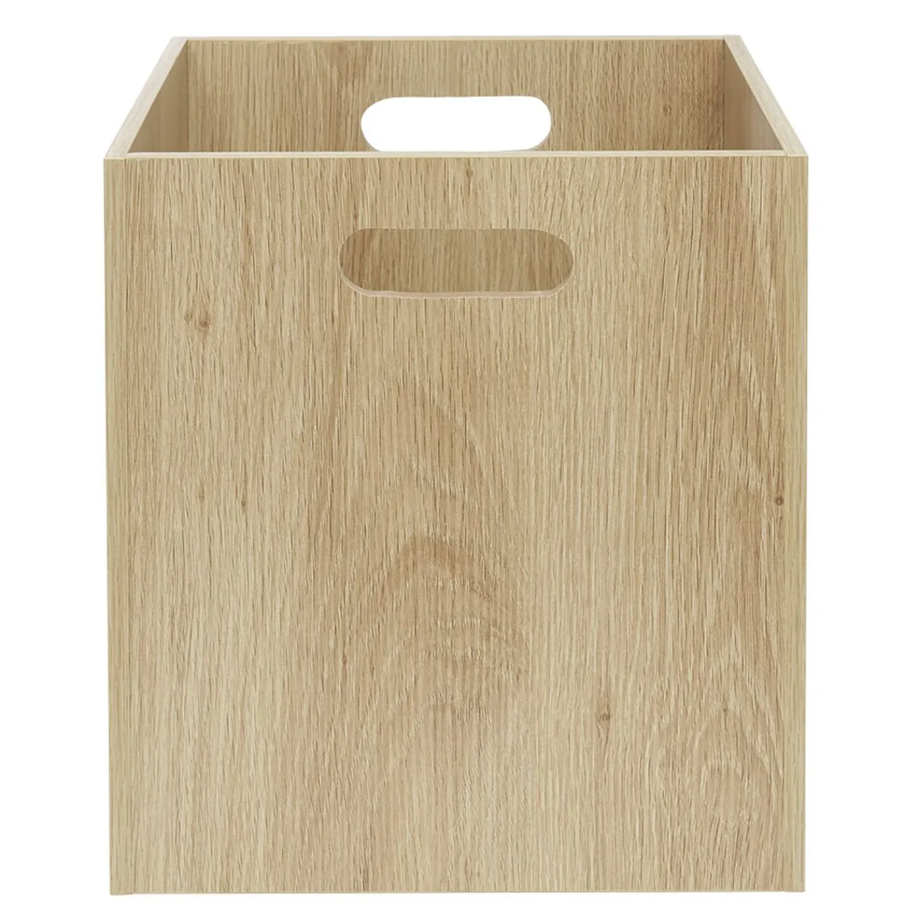 Gifi Entretien Du Linge|Boîte de rangement casier cube en bois 31x29xH31cm