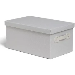 Gifi Rangement|Boîte de rangement coton imprimé fleuri 36xH17x22cm