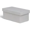 Gifi Rangement|Boîte de rangement coton imprimé fleuri 24,5xH10x13cm
