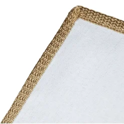 Gifi Rangement|Boîte de rangement déco lattes en bambou L24 x L18 cm