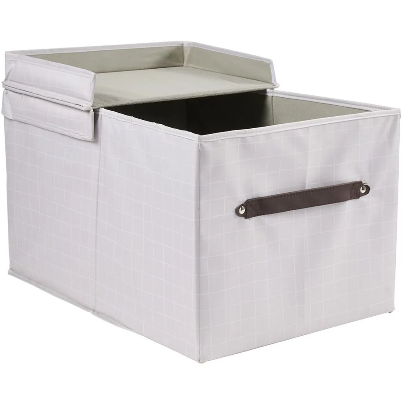 Gifi Entretien Du Linge|Boîte de rangement demi ouverture 50x35xH30cm