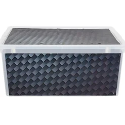 Gifi Rangement|Boîte de rangement design carbone 18 L