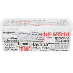 Gifi Rangement|Boîte de rangement design noms de villes 6 L