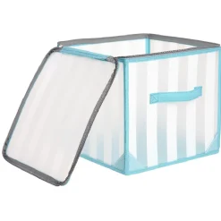 Gifi Rangement|Boîte de rangement design rayures x2