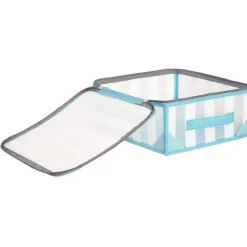 Gifi Rangement|Boîte de rangement design rayures x2